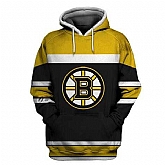 Bruins Black All Stitched Hooded Sweatshirt,baseball caps,new era cap wholesale,wholesale hats
